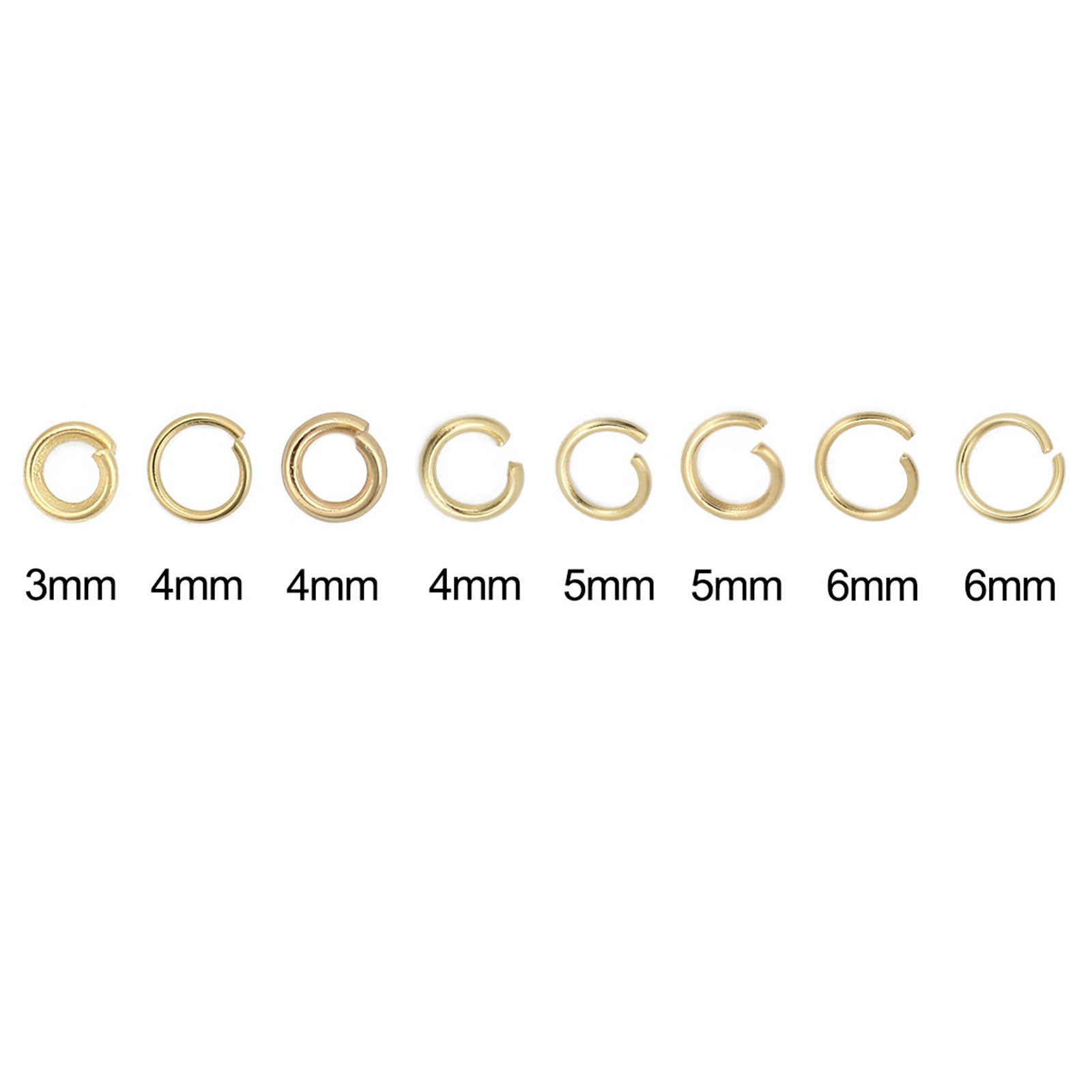Picture of 304 Stainless Steel Open Jump Rings Findings