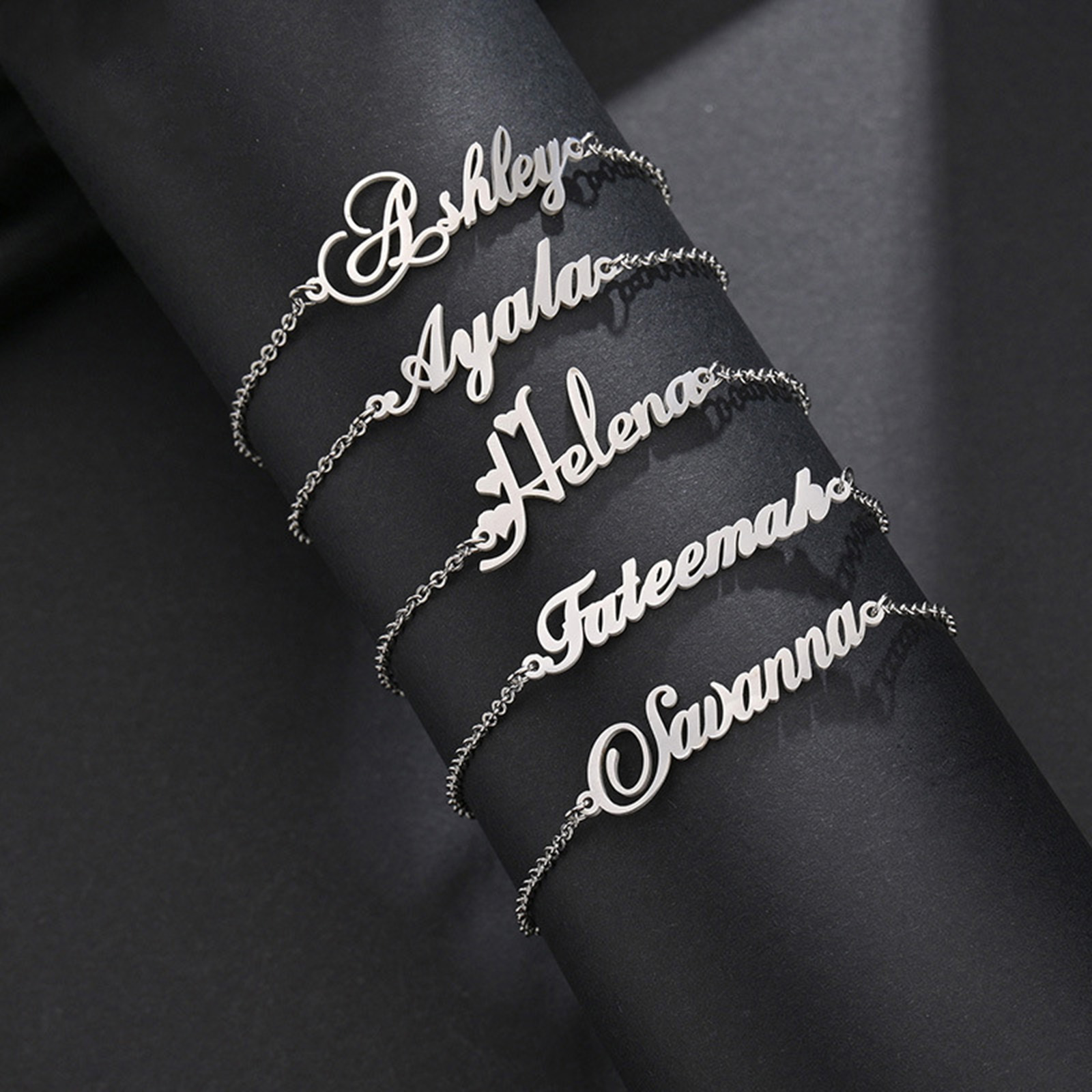 Immagine di Tono Argento - Acciaio Inossidabile Braccialetti Tono Argento, 1 Pz