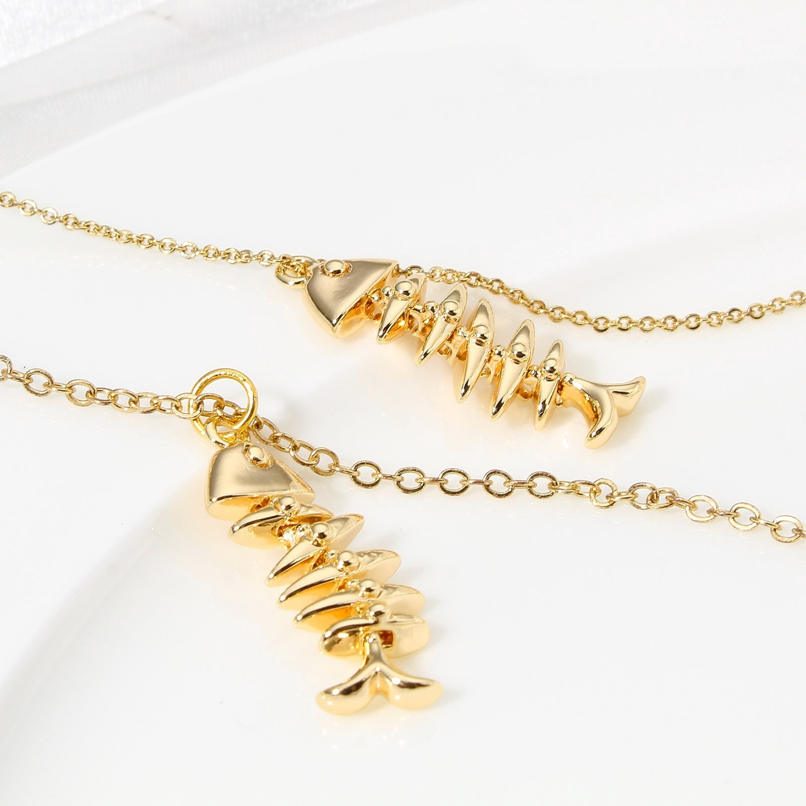 Image de 1 Pièce Connecteurs Pendentifs Breloques Bijoux d'Océan en Laiton Plaqué Or Véritable