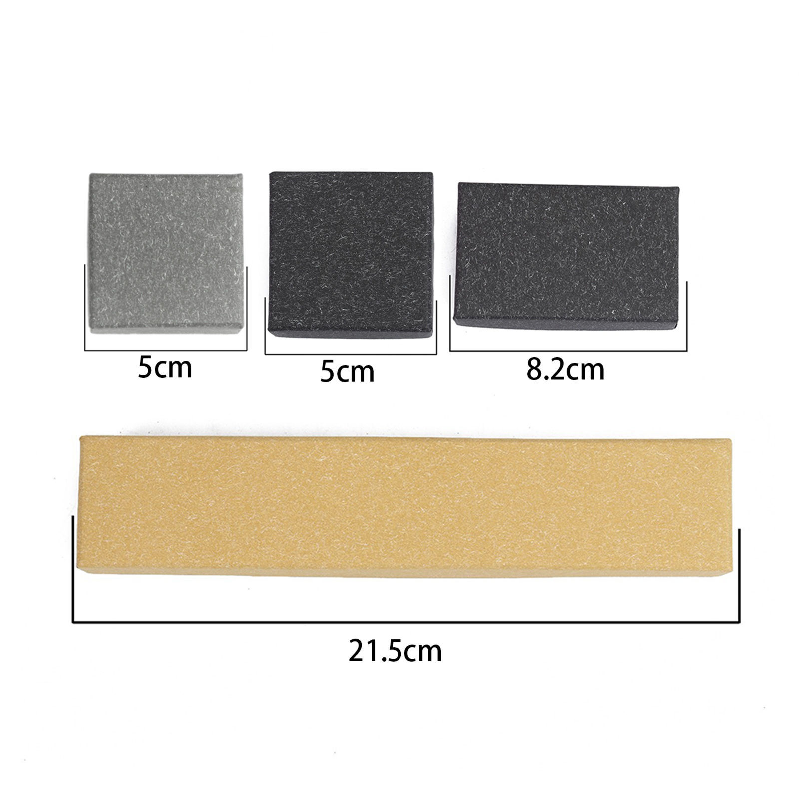 Bild von 1 Stück Papier Schmuckschatulle für Halskette, Armband, Ring, Geschenkverpackung Bunt
