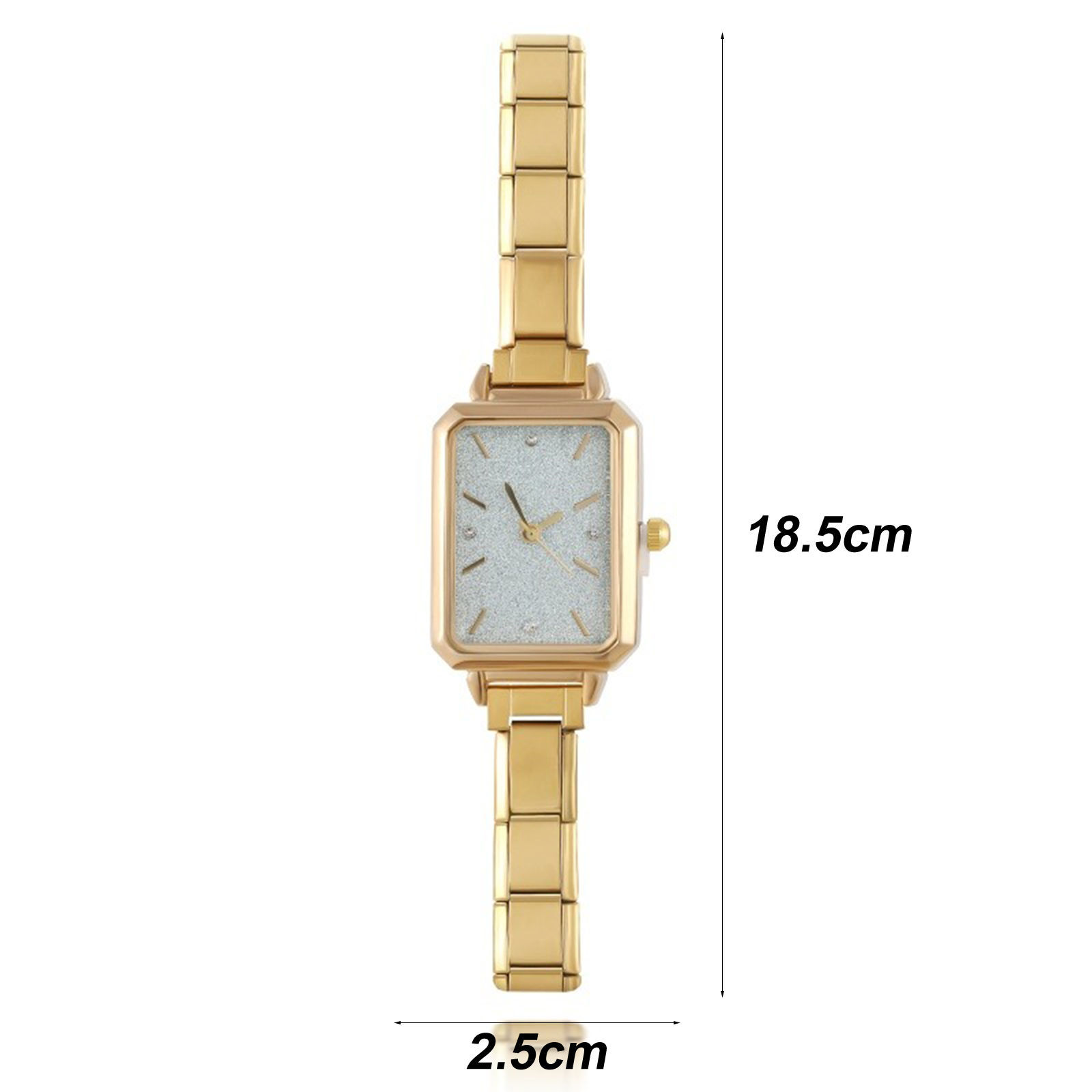 Изображение 1 ШТ 304 Нержавеющая Сталь Итальянская модульная наручные часы с чармом, Стильный & Стильный и повседневный Восьмиугольник унисекс подарок 18.5см Длина