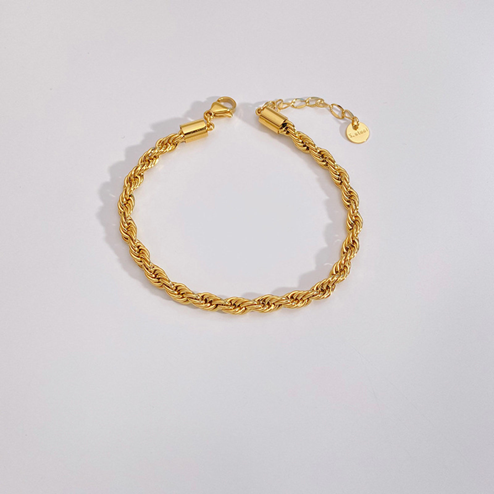 18K Gold Plated Waterproof Stainless Steel Chain Bracelet