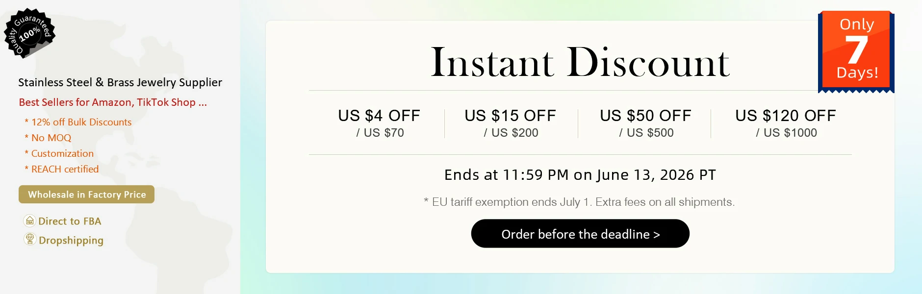 Instant Discount