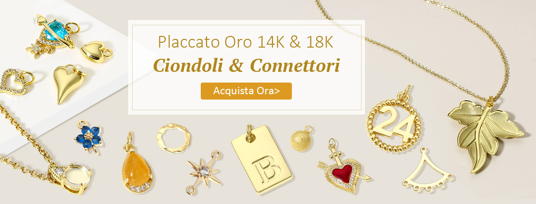 14K & 18K - Ciondoli & Connettori