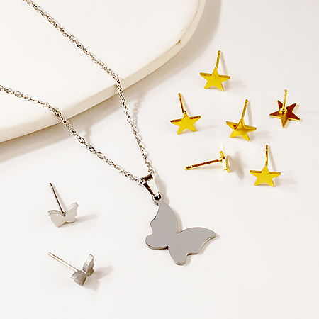 Show products in category Stainless Steel Jewelry Sets Picture for category Stainless Steel Jewelry Sets