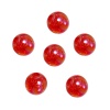 Bild von Acryl Perlen Rund Rot AB Farbe Crackle ca 8mm D. Loch:ca 2mm 200 Stück