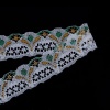 Picture of Polyester Lace Trim Green Hollow 28mm(1 1/8"), 10 Yards