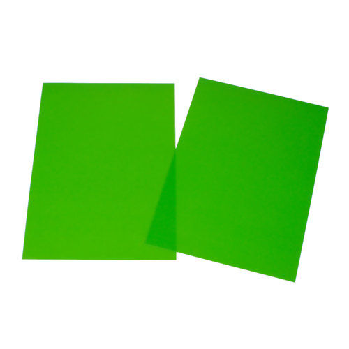 Immagine di Plastica Shrink Plastica Rettangolo Verde Non Stampare 29cm x 20cm, 1 Pz