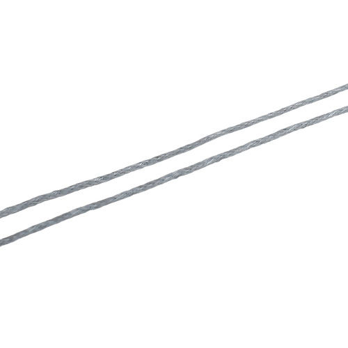 Bild von Wachsschnur aus Baumwolle, grau, 1 mm, 1 Rolle (ca. 70 m/Rolle)