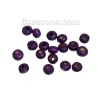檜木材 ビーズ 円形 深紫色 ペインティング 約 4mm直径、 穴：約 1.3mm、 3000 個 の画像