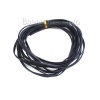 Picture of Rubber Environmental Jewelry Cord Rope Black 4mm( 1/8"), 2 Rolls (Approx 5 M/Roll)