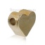 Immagine di Ottone Perline Cuore Oro Placcato Come 7mmx 6mm, Foro: circa 1.6mm, 5 Pz