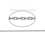 Immagine di Ottone Ovale Cavo Catena Accessori Tono Argento 1.5x1mm, 5 M