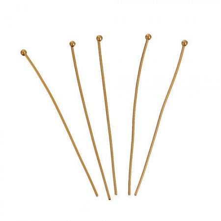 (21 misura) Lega di Zinco Spilli Colore Oro 14K 50mm Lunghezza, 20 Pz