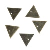 Image de Breloque en Laiton Triangle Bronze Antique 14mm x 12mm, 10 Pcs                                                                                                                                                                                                