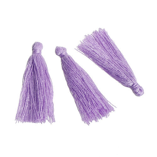 Picture of Polyester Tassel Purple 30mm(1 1/8"), 5 PCs