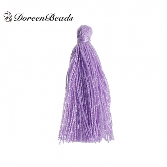 Picture of Polyester Tassel Purple 30mm(1 1/8"), 5 PCs