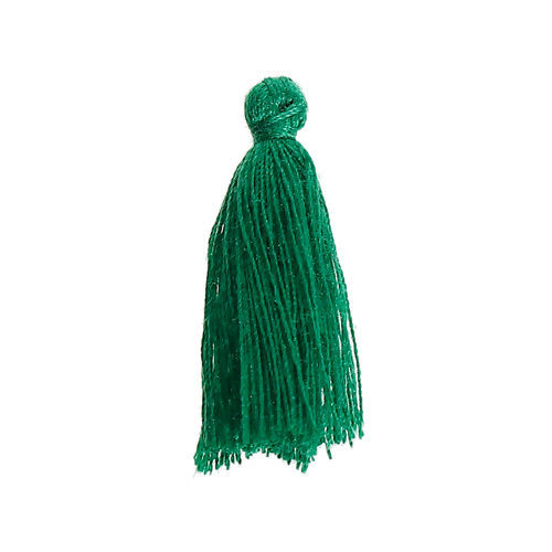 Picture of Polyester Tassel Green 30mm(1 1/8"), 5 PCs