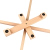 Picture of Schima Superba Wood Hand-Operated Yarn/Fiber/Wool/String Ball Skein Winder 61cm x2cm(24" x 6/8") - 14.5cm x0.8cm(5 6/8" x 3/8"), 1 Piece