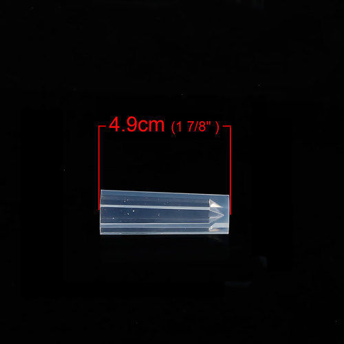 Immagine di Silicone Muffa della Resina per Gioielli Rendendo Bianco 49mm x 15mm, 1 Pz