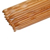 Picture of 10mm - 3mm Natural Bamboo Single Pointed Afghan Tunisian Crochet Hooks Needles Mixed 15cm(5 7/8") - 14.5cm(5 6/8") long, 1 Set ( 12 PCs/Set)
