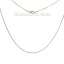 Picture of 1 Piece Vacuum Plating 304 Stainless Steel Snake Chain Necklace For DIY Jewelry Making Gold Plated 45.5cm(17 7/8") long, Chain Size: 0.8mm