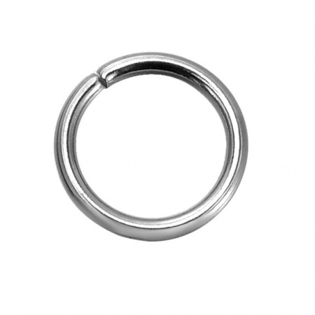 500 PCs 7mm Dia., 1mm(18 gauge) 304 Stainless Steel Open Jump Rings Findings For Jewelry Making Silver Tone Round