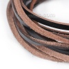 牛革 ジュエリー ロープ 黒 4.5mm直径、 1 巻 (約 5メートル/巻) の画像