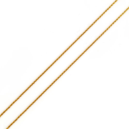 Picture of Polyester Jewelry Thread Cord Golden Filigree 0.8mm, 1 Roll (Approx 50 Yards/Roll)