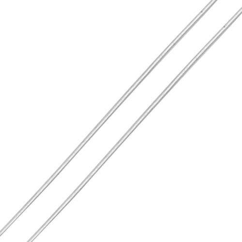 Immagine di Rame Filo per Perline Filo Corda Tono Argento 0.2mm, (32 misura) 2 Rotoli (Circa 20 M/Rotolo)
