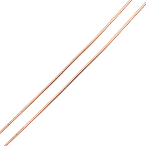 Immagine di Rame Filo per Perline Filo Corda Oro Rosa 0.2mm, (32 misura) 2 Rotoli (Circa 20 M/Rotolo)