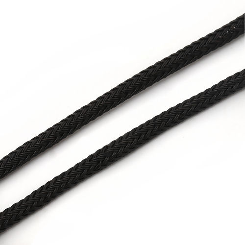 Immagine di Filo di Acciaio Gioielli Corda Nero 4mm, 1 M