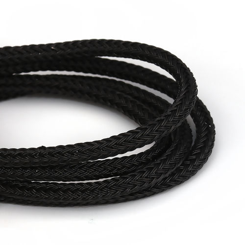 Immagine di Filo di Acciaio Gioielli Corda Nero 4mm, 1 M