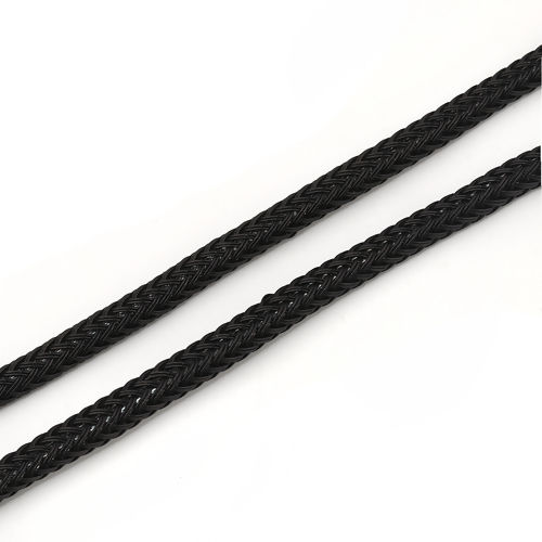 Picture of Steel Wire Jewelry Cord Rope Black 5mm( 2/8"), 1 M