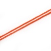 綿 中国結び　友情ブレスレット　ジュエリー ロープ オレンジ色 1mm直径、 2 束(8M/束) の画像