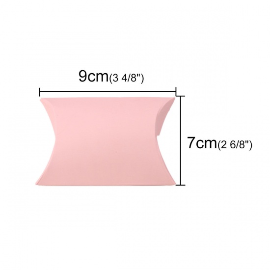 Immagine di Carta Bomboniera Caramella di Nozze Rettangolo Rosa 11.5cm x 7cm , 50 Pz