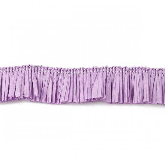 Picture of Raffia Jewelry Thread Cord (For DIY Tassel Pendants) Purple 31mm(1 2/8"), 1 Yard