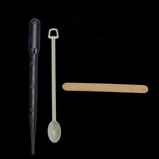 Picture of Wood & Plastic Resin Jewelry Tools Transparent Clear 15cm(5 7/8") x 12cm(4 6/8"), 1 Set