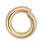 Picture of (20 gauge) 304 Stainless Steel Open Jump Rings Findings Gold Plated 4mm Dia., 1000 PCs