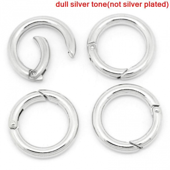 Picture of Zinc Based Alloy Safety Rings Round Silver Tone 25mm Dia, 1 Piece