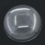 Picture of Transparent Glass Dome Seals Cabochons Round Flatback Clear 30mm(1 1/8") Dia, 10 PCs