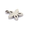 Picture of 304 Stainless Steel Charms Gold Plated Flower 9mm x 7mm, 5 PCs