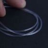 ナイロン ジュエリー ワイヤー 糸 数珠糸替え 念珠糸替え 白 弾力がない 1mm、 5 巻 (約 25 メートル/巻) の画像