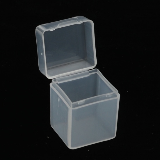 Bild von ABS Plastik Sortierungsbox Rechteck Transparent 35mm x 25mm, 10 Stück