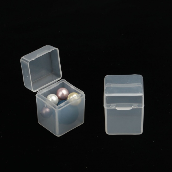 Picture of Plastic Storage Containers Rectangle Transparent Clear 35mm x 25mm, 10 PCs