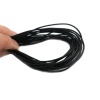 Picture of Rubber Jewelry Cord Rope Black 1mm, 50 M