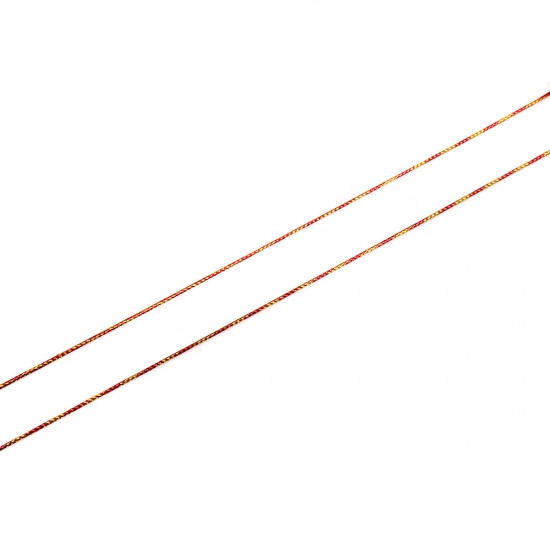 ポリエステル+アルミ箔 ジュエリー ワイヤー 糸 多色 1.1mm、 1 束 (約 100 メートル/束） の画像