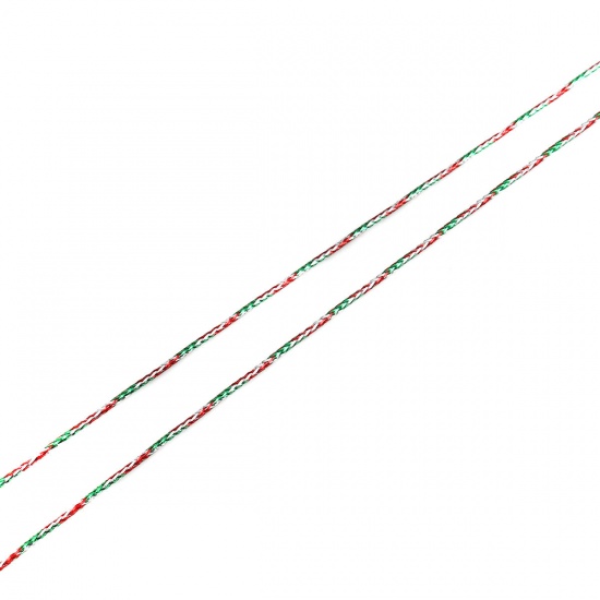 Изображение Терилен + Альфоль ювелирные изделия Нитки и Шнуры Разноцветный 1.1мм, 1 Связка (Примерно 100 M/Связки)