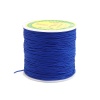 Picture of Polyester Jewelry Thread Cord For Buddha/Mala/Prayer Beads Royal Blue 0.8mm, 1 Roll (Approx 85 M/Roll)