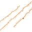 Image de Chaîne Maille Cheval en 304 Acier Inoxydable & Verre Pointe de Flèche Doré Rouge Orangé 10x3mm , 1 M